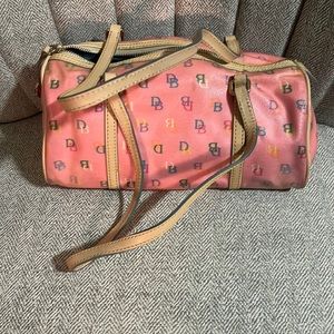 Pink Dooney & Bourke Barrel Bag